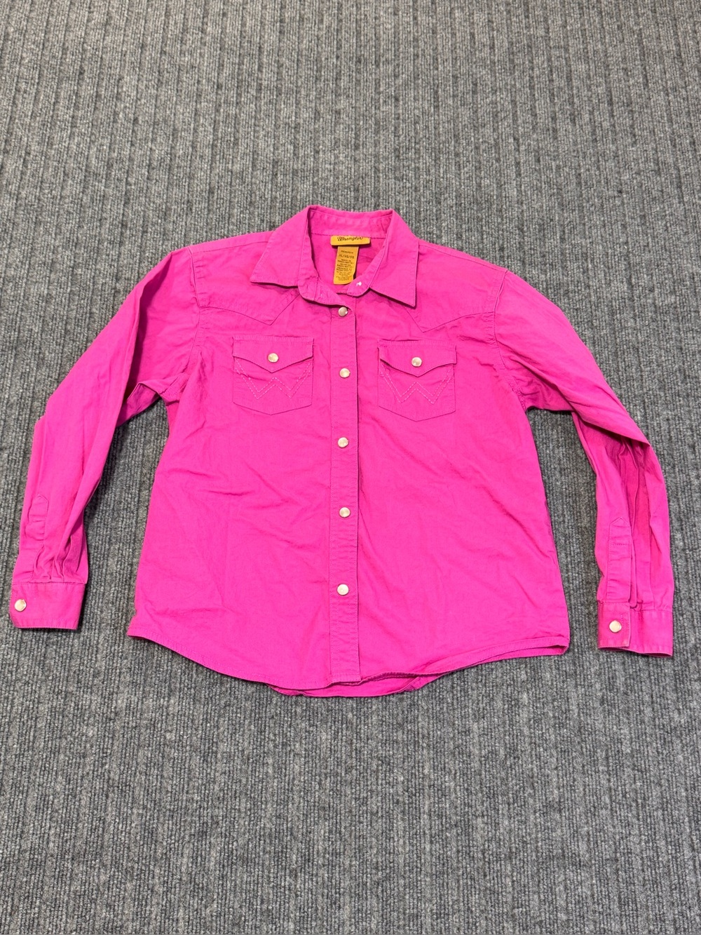 Wrangler Girls Pearl Snap XL